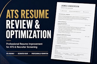 review and optimize your CV for ats and recruiter screening