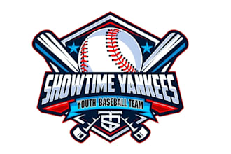 create graceful and fantastic softball logo design