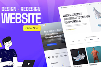 design and develop a modern saas b2b or startup website
