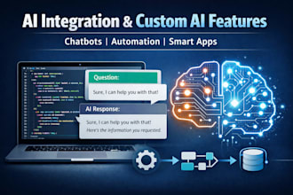 do custom ai development and ai integration for business websites