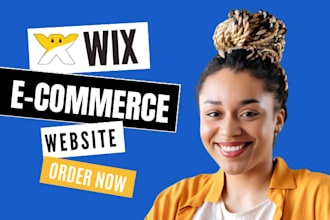 build wix ecommerce website develop wix business website wix online store seo
