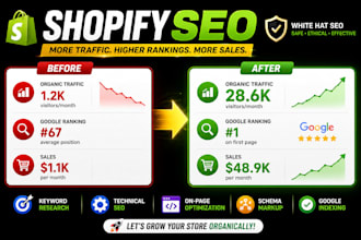 do shopify SEO to increase organic traffic