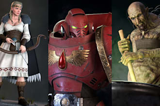 create a 3d game character
