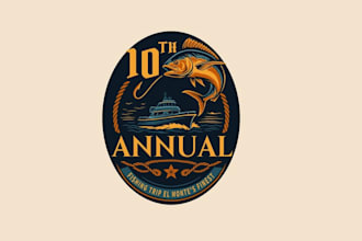 design unique fishing shirt logo