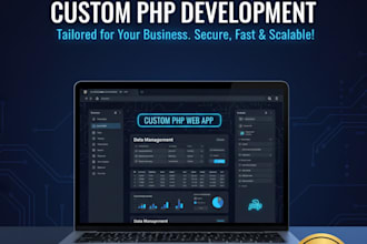 create a custom PHP web app for your business