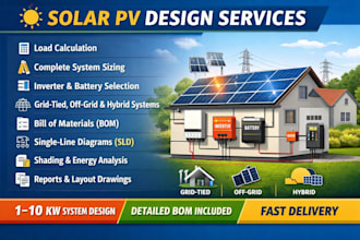 design residential and commercial solar power systems
