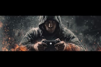 modern gaming , youtube or twitch channel logo design