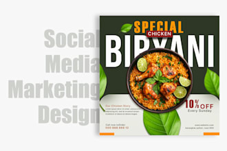 design social media posts and banners