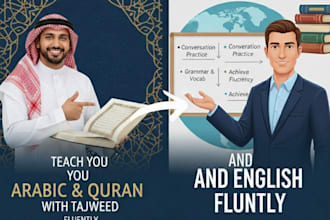 be your expert arabic and english language teacher quran tutor