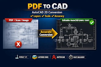 convert PDF to cad in autocad format