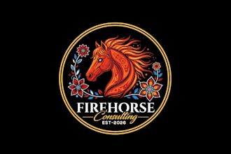 create attractive and imagination horse logo design