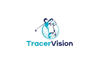 design golf app tracer tracks ball logo