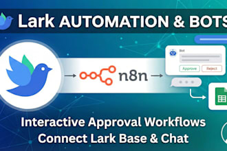 build interactive lark bots and approval workflows using n8n