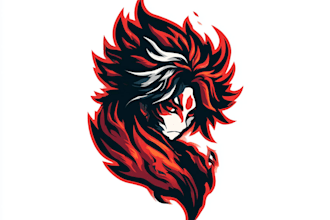 design a fantasy logo designer anime, fantasy