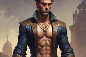draw 2d game character or 2d game character