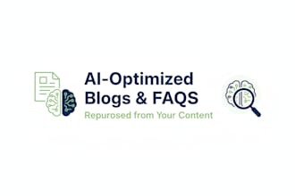 repurpose content into ai optimized blog posts and faqs