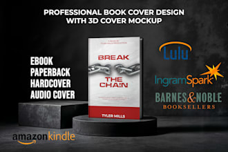 design original book cover design, paperback and KDP cover