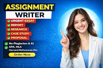 assist in essay writing, report, research, technical and articles writing