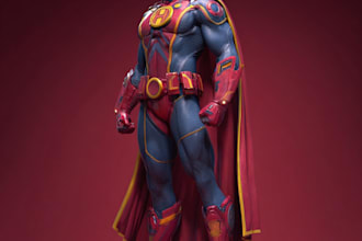 create a superhero character