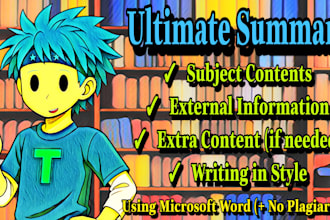 create professional academic summaries from your documents