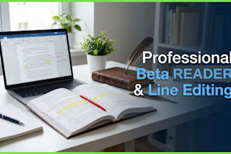 be your professional beta reader for fantasy, romance, thriller and erotica book