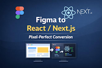 convert figma to responsive react or nextjs website