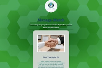 create a landing or homepage for your digital space