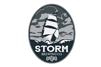 make storm brewing beer bar logo for your company