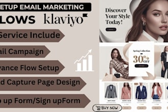 set up klaviyo email flows