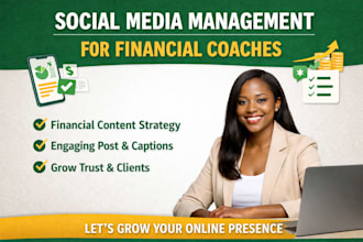 create social media strategy for financial coaches