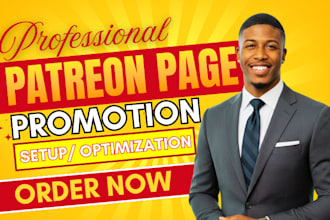 do a complete patreon page setup patreon profile optimization and management