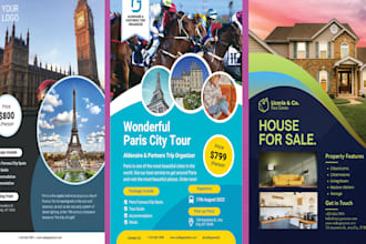 design a custom flyer for print and digital use