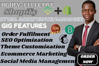 be ur shopify virtual assistant and shopify store manager store dedicated expert