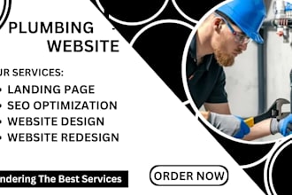 design a professional plumbing or handyman website to get you more calls