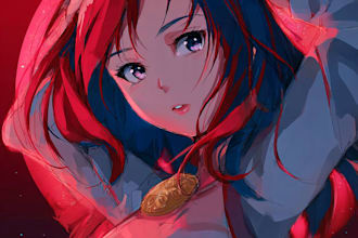 draw beautiful anime art