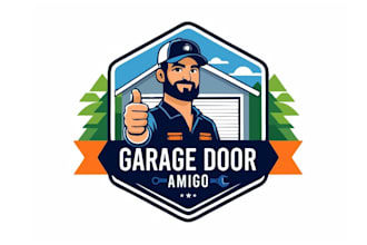 do high quality garage door logo