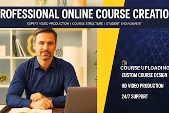 create online course course content course creation course uploading