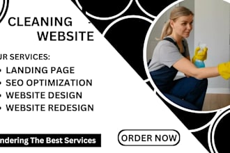 design a professional cleaning service website that gets you more clients