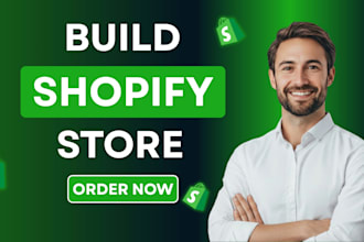 build shopify store, design or redesign shopify store, shopify development