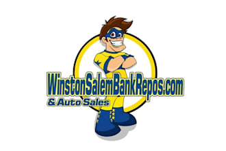 design mascot auto sales showroom business logo