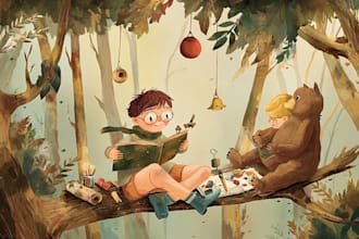 story book illustration children story children story book