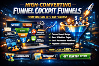 funnel cockpit, sales funnel, ghl funnel, funnel expert