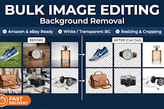 professionally remove background from bulk images and cut out photos