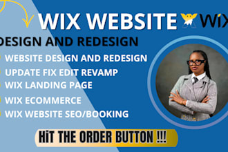 design wix website, wix studio, editor x, fix wix error , redesign wix websit