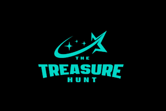 design classic minimalist treasure hunt logo