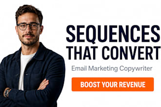 be your email marketing copywriter for high converting sales sequences