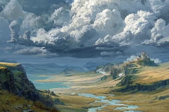 do the landscape illustration or concept art for you