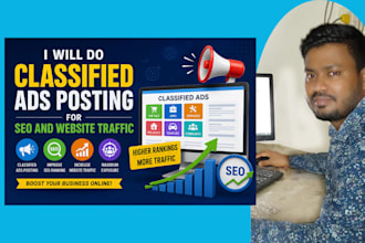 do classified ads posting for SEO and website traffic
