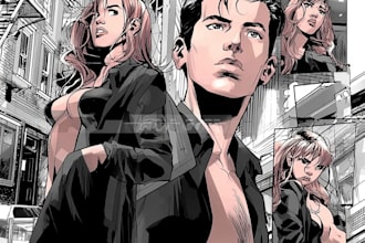 comic book illustration comic cover nsfw comic graphic