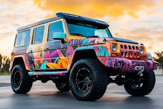 create food truck wrap design, food trailer wrap design